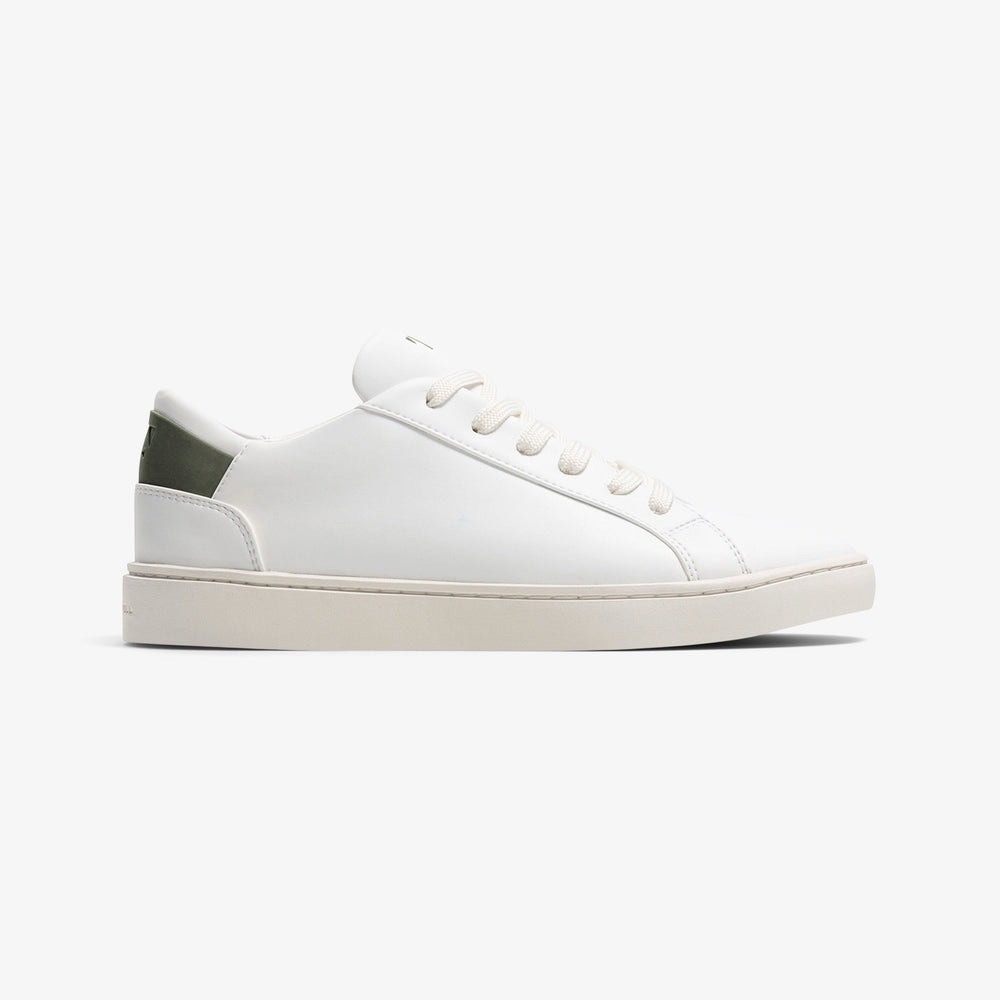 Thousand Fell White Low-top Leather Sneakers Size W 9 1/2